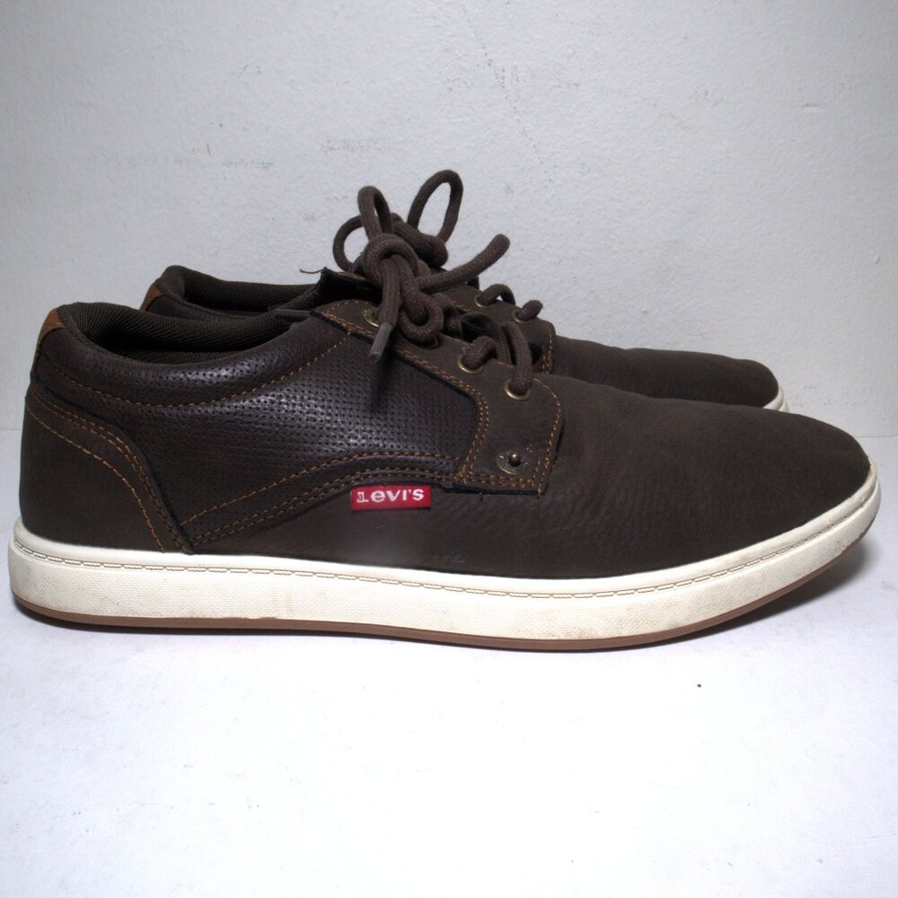 Levis Strauss Shoes Men's Size 9 Arnold Tumbled Casual Brown Comfort Sneakers